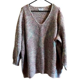 Old Navy 4X Womens N neck sweater multicolor